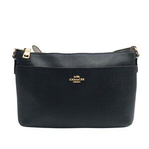 Coach Blue Leather Crossbody Kitt Messenger Bag